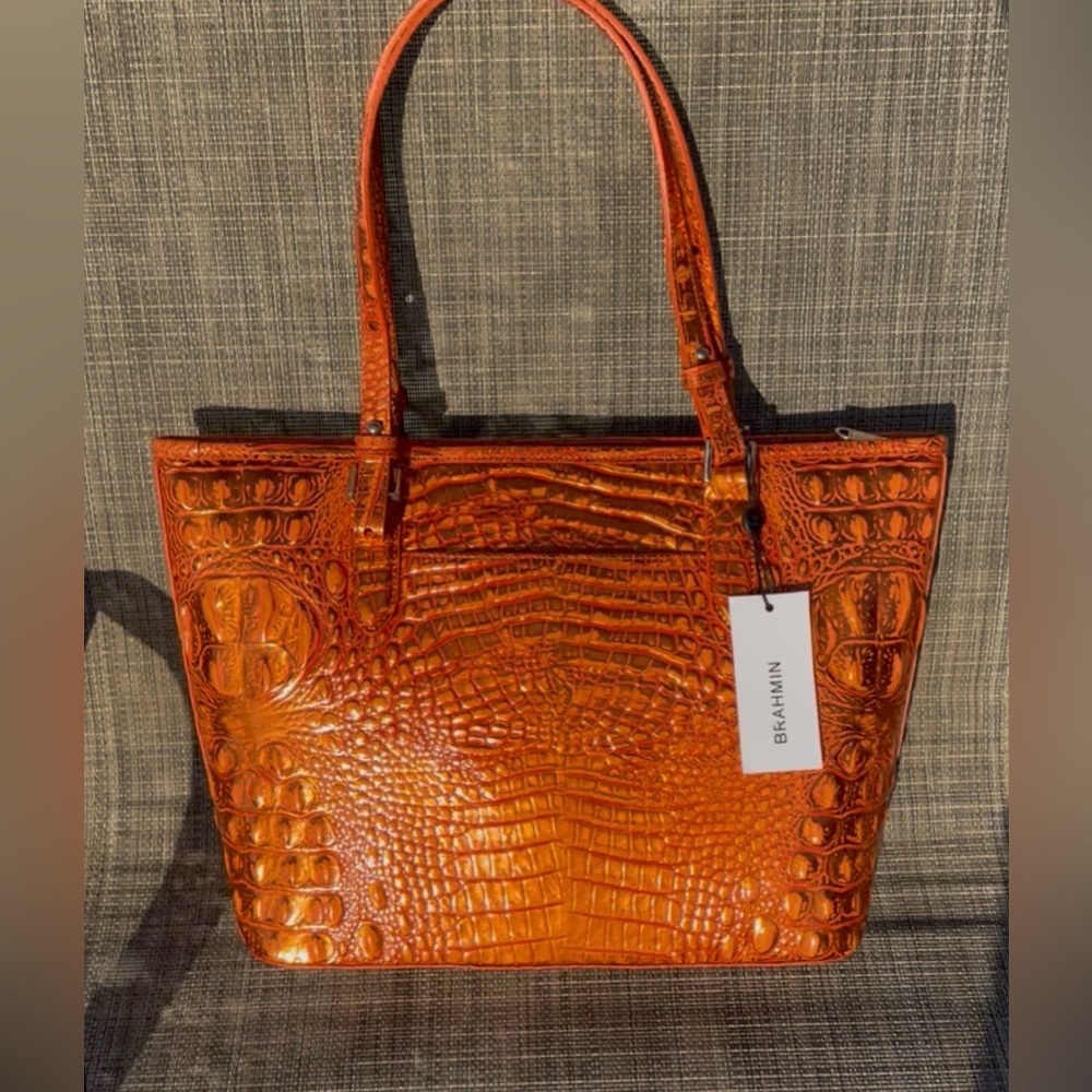 NWT Brahmin ORANGE POTION Medium Asher - Hard to find PRICE FIRM - Picture 16 of 16
